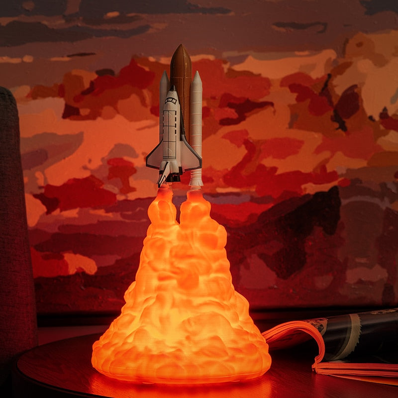 Apollo Space Rocket Lamp