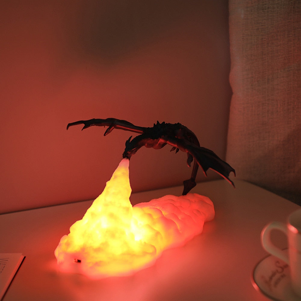 3D LED Dragon Lamp