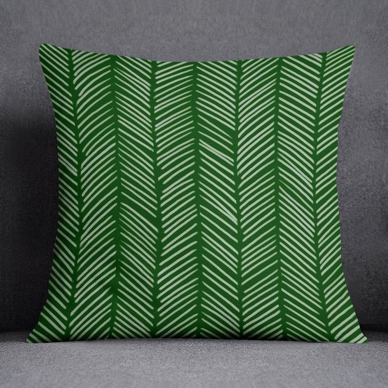 Green Leaf Pillows