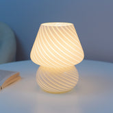 Glass Bedside Lamp