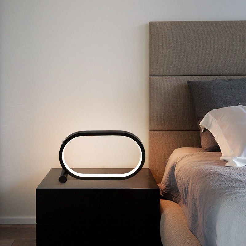 Circular Bedside Lamp